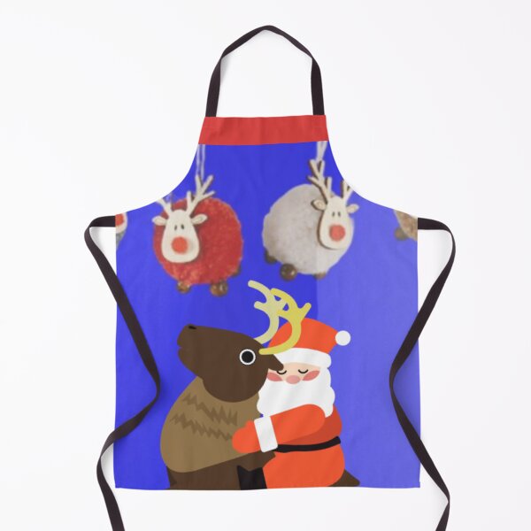 Item preview, Happy Funny Deer And Santa designed and sold by Lar888.