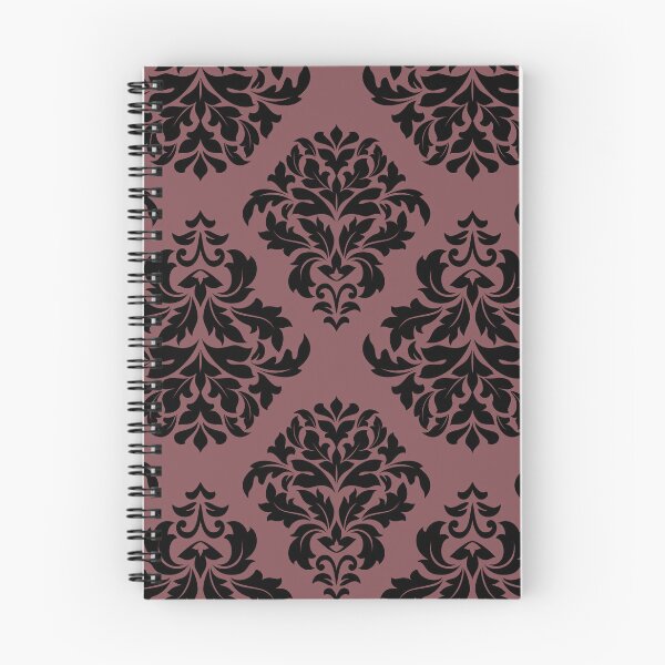 Item preview, Damasco rosa polvoriento mediano 2 designed and sold by Pixels2Patterns.