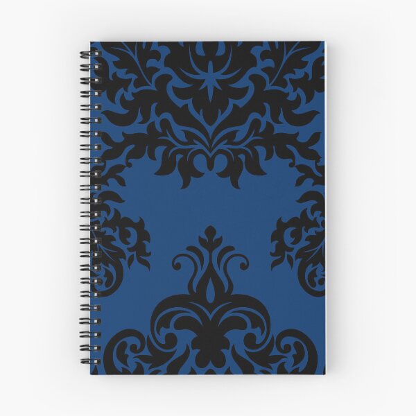 Artikelvorschau, Großer blauer Damast 3 entworfen und verkauft von Pixels2Patterns.