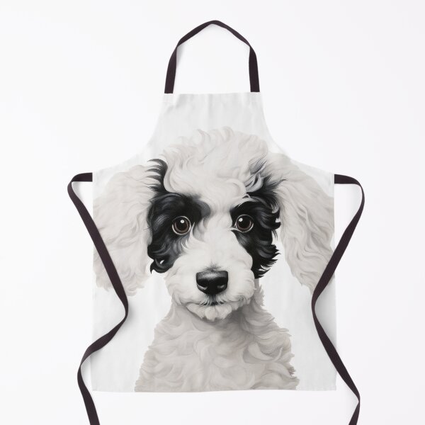 Item preview, Black and White Poodle Portrait designed and sold by DreamyDaisy.
