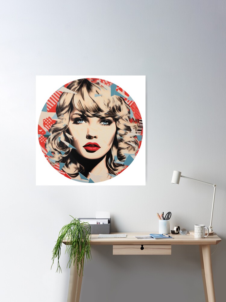 Taylor Swift Art Face Poster Wall Decor – Twentyonefox