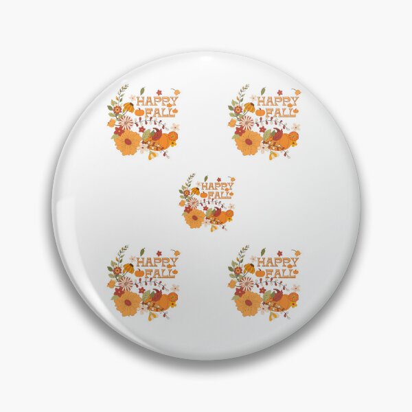 Item preview, Happy fall orange pumpkin and flora pack designed and sold by Britishdelights.