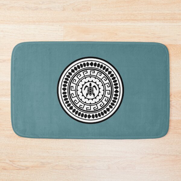 Item preview, Mãori Mandala Turtle blue designed and sold by Saltycurrent1.
