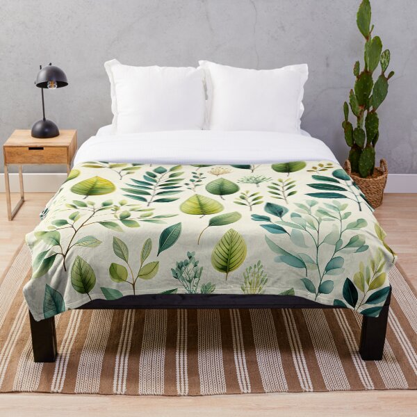 Item preview, Green leaves designed and sold by the99thstudio.
