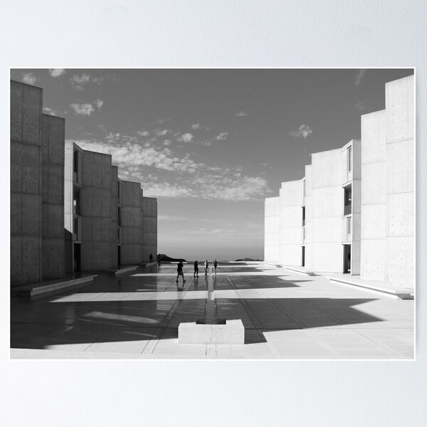 Kahn - Salk Institute Sketch (B) Art Print