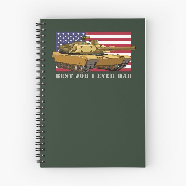 Item preview, M1A2 Abrams Tank Tanker Crew Veteran Best Job I Ever Had American Flag US Army Tanks Gift designed and sold by MilitaryMart.