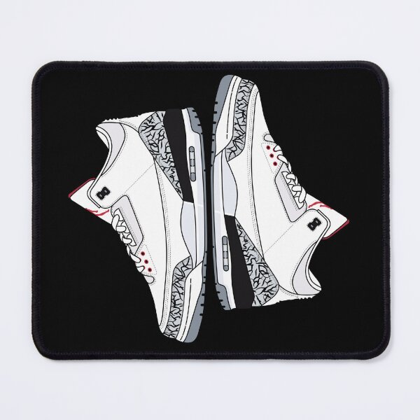 Item preview, Air Jordan 3 - White Cement designed and sold by ARTFROMSOLE.