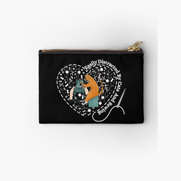 Item preview, Easily Distracted By Cats And Sewing Machine Lover designed and sold by Wiss2Arts.