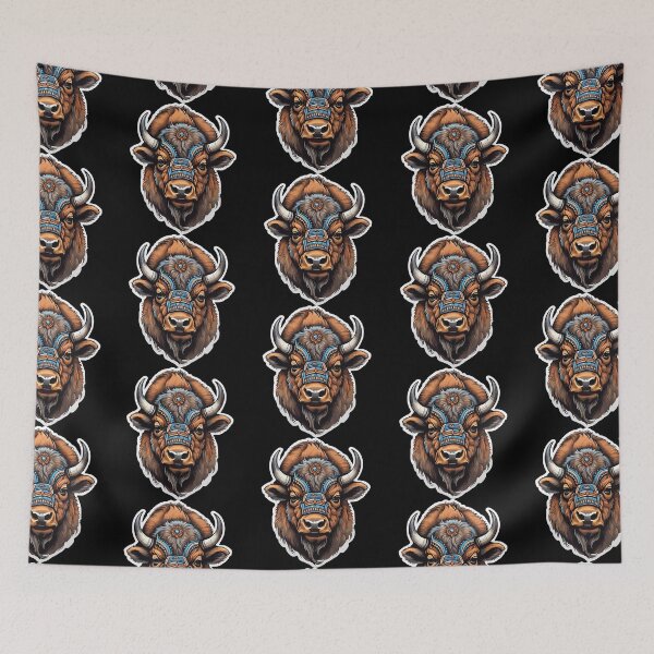 Item preview, Native American Bison designed and sold by Getup-clothing.