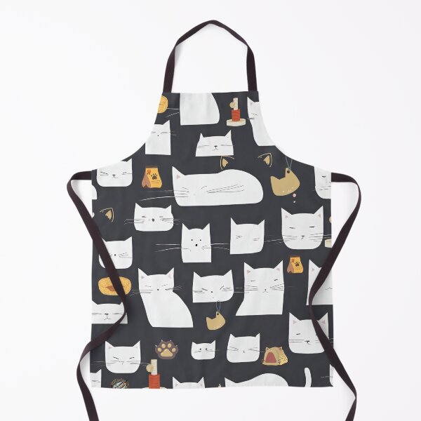 Item preview, White cat with a blank face designed and sold by K-Kwan.