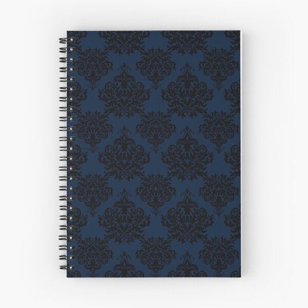 Item preview, Small Deep Blue Damask 3 designed and sold by Pixels2Patterns.
