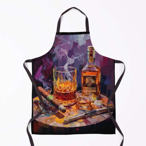 Artikelvorschau, Abstrakte Whisky-Kunst – ausdrucksstarke Pinselstriche und surreale Harmonien entworfen und verkauft von OlfactoART Studio.