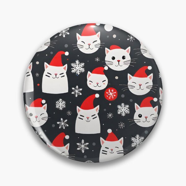 Item preview, Christmas Cat Pattern designed and sold by VisualMotivator.