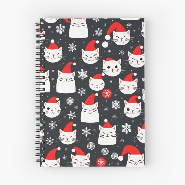 Item preview, Christmas Cat Pattern designed and sold by VisualMotivator.