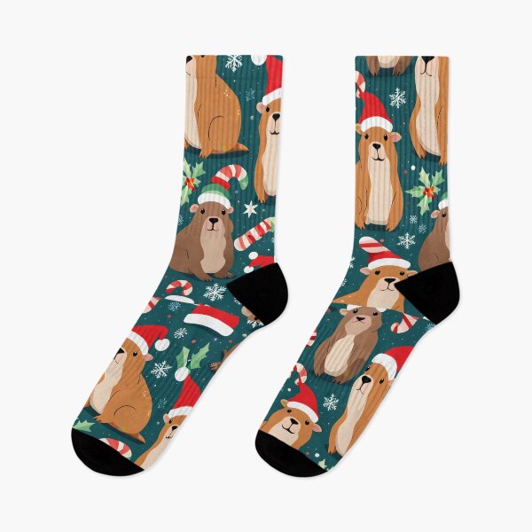 Item preview, Christmas Capybara  designed and sold by VisualMotivator.