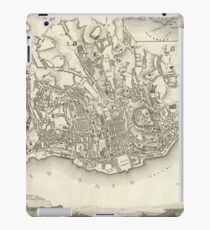 Vintage Map of Lisbon Portugal (1844) iPad Case/Skin