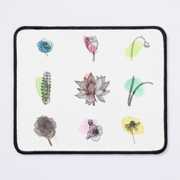 Item preview, Flower watercolor needle pen hand drawn style  designed and sold by MagaDraw.