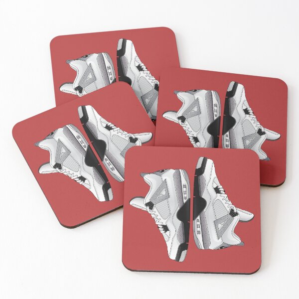 Item preview, Air Jordan 4 White Cement designed and sold by ARTFROMSOLE.
