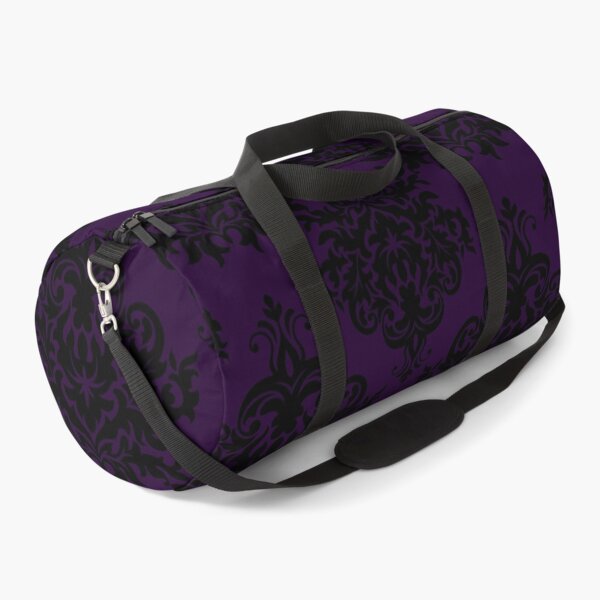 Item preview, Large Deep Purple Damask 3 designed and sold by Pixels2Patterns.