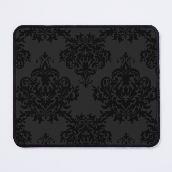 Item preview, Medium Deep Gray Damask 3 designed and sold by Pixels2Patterns.