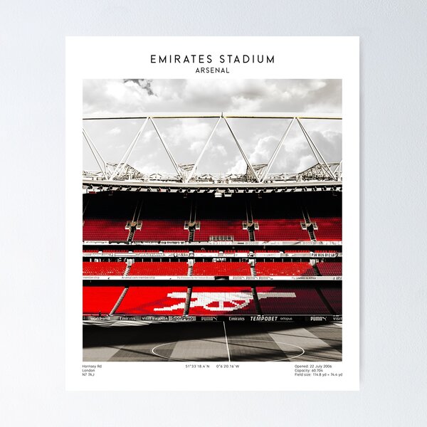 Emirates Stadium Arsenal Football Poster