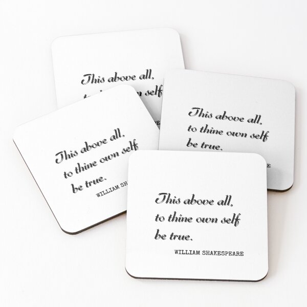 Item preview, This Above All, To Thine Own Self Be True-Shakespeare Quote designed and sold by HomeArtStudio.