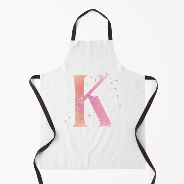 Item preview, Letter K Monogram pink watercolor designed and sold by iRenza.