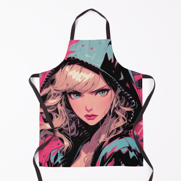 Item preview, Taylor Swift as a manga with a hooded jacket designed and sold by FrankMarc.