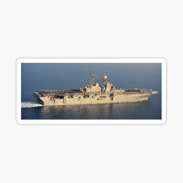 Item preview, STK108983M-The amphibious assault ship USS Bataan is underway in the Arabian Gulf. designed and sold by StocktrekImages.
