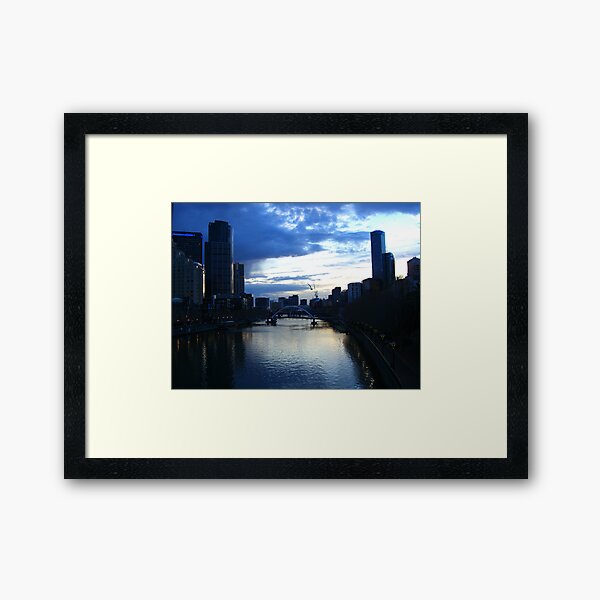Item preview, Melbourne's Yarra River at dusk designed and sold by charlienelson.