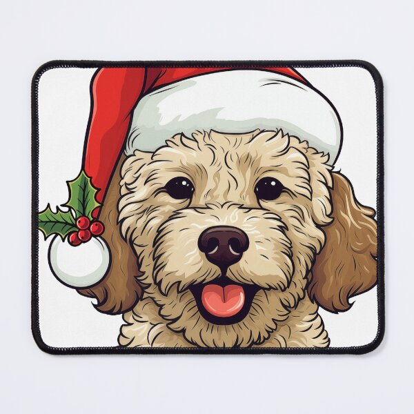 Item preview, Christmas Doodle Oodle Dog - Tan designed and sold by wotsthis.