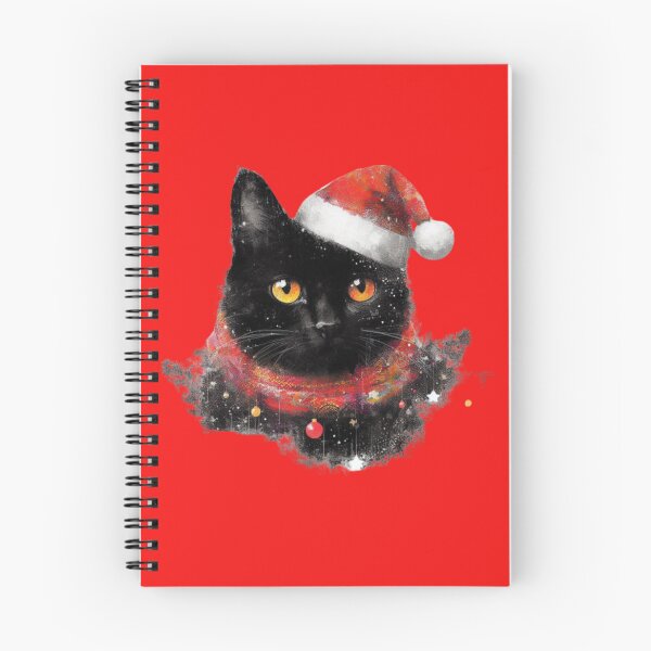 Item preview, Meowy Christmas black cat designed and sold by Wendson Felipe.