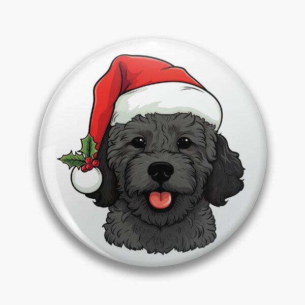Item preview, Christmas Doodle Oodle Dog - Black designed and sold by wotsthis.