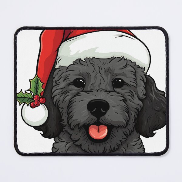 Item preview, Christmas Doodle Oodle Dog - Black designed and sold by wotsthis.