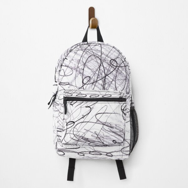 Item preview, Monochromatic grunge pencil doodle scribbles lines designed and sold by stevanovicigor.