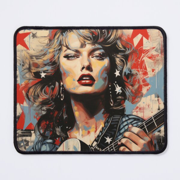 Item preview, Taylor Swift record cover with guitar and stars designed and sold by FrankMarc.