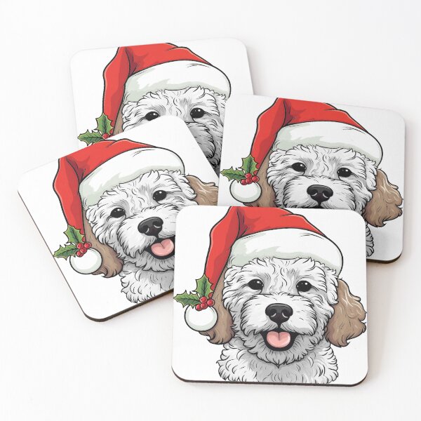 Item preview, Christmas Doodle Oodle Dog - Tan and White, Blenheim designed and sold by wotsthis.