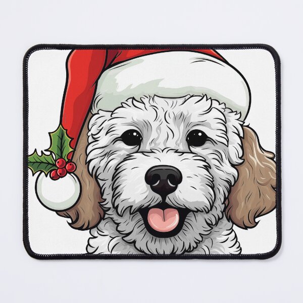 Item preview, Christmas Doodle Oodle Dog - Tan and White, Blenheim designed and sold by wotsthis.