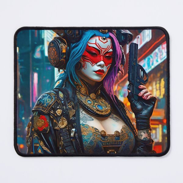Item preview, Kabuki Bounty Hunter - Cyber City Character concept designed and sold by Delerat7.