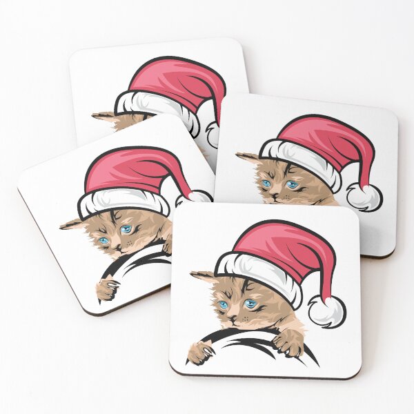 Item preview, Santa Cat cat cats Christmas cute hat cute designed and sold by AndreMi.