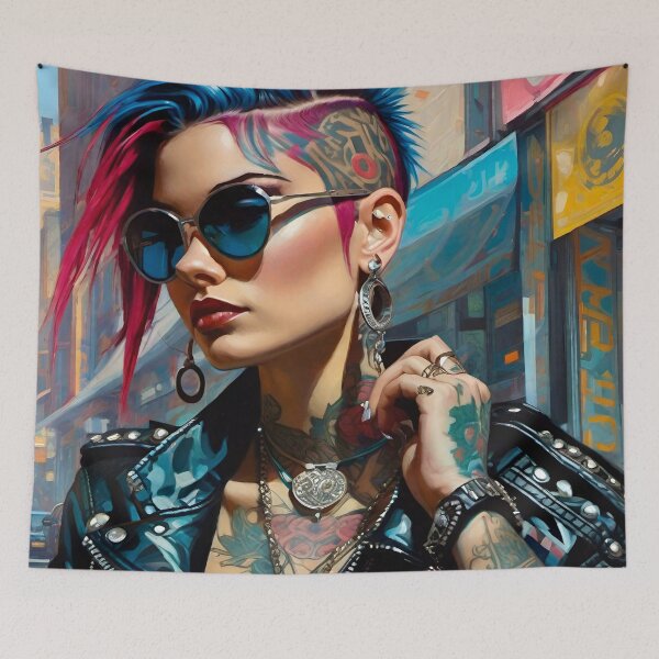 Item preview, Punk Style - Cyber City Character concept designed and sold by Delerat7.