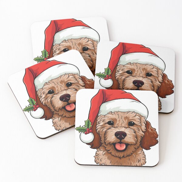 Artikelvorschau, Weihnachtsgekritzel Oodle Dog - Rot, Rubin entworfen und verkauft von wotsthis.