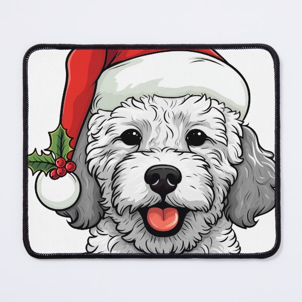 Item preview, Christmas Doodle Oodle Dog - White designed and sold by wotsthis.
