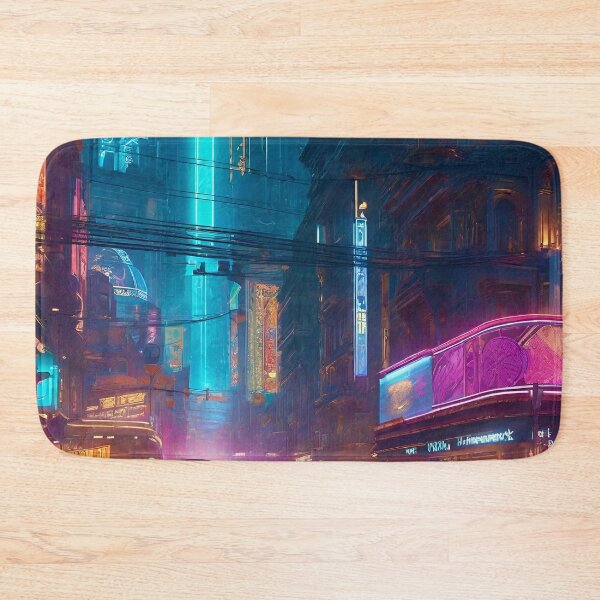 Item preview, City at Night - Cyber City Character concept designed and sold by Delerat7.