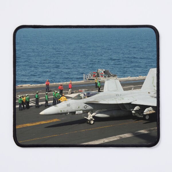 Item preview, STK108966M-An F/A-18E Super Hornet prepares to take off from USS George H.W. Bush. designed and sold by StocktrekImages.