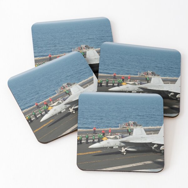 Item preview, STK108966M-An F/A-18E Super Hornet prepares to take off from USS George H.W. Bush. designed and sold by StocktrekImages.
