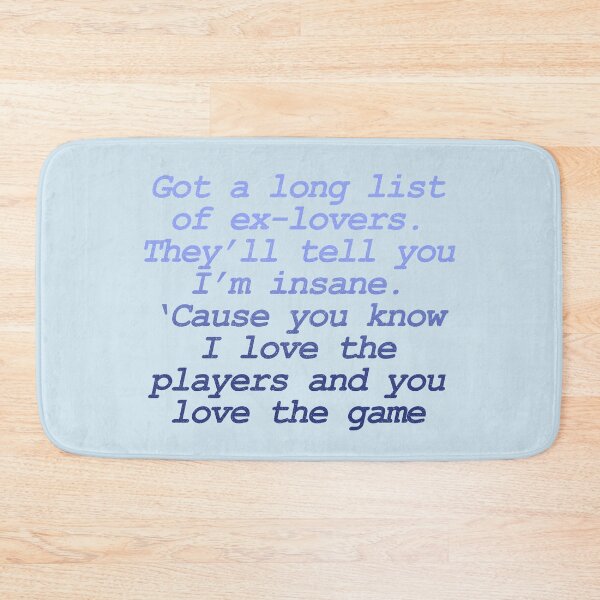 Item preview, Got a long list of ex lovers they’ll tell you im insane but you know i love the players and you love the game tv designed and sold by DelfisArt.