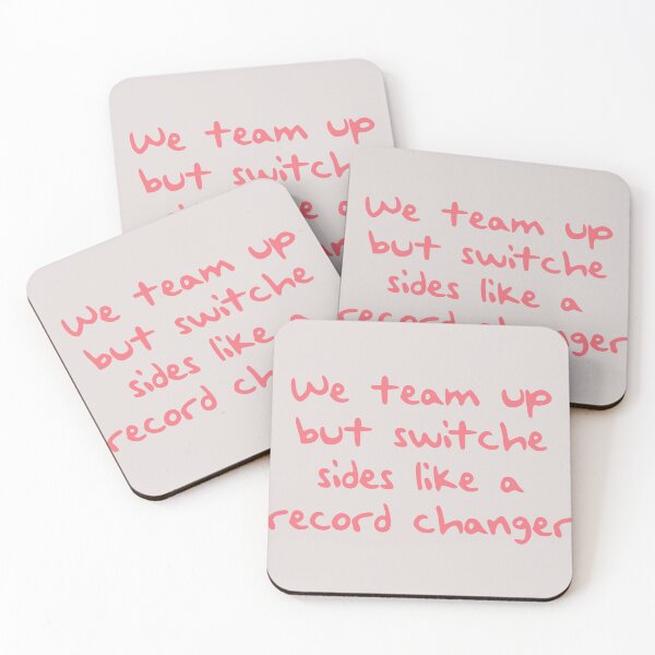 Item preview, We team up but switche sides like a record changer tv designed and sold by DelfisArt.