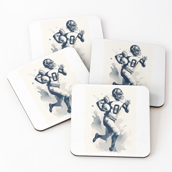 Item preview, ✪ Football Player Portrait ✪ Abstract Vector Art Illustration designed and sold by Naumovski.