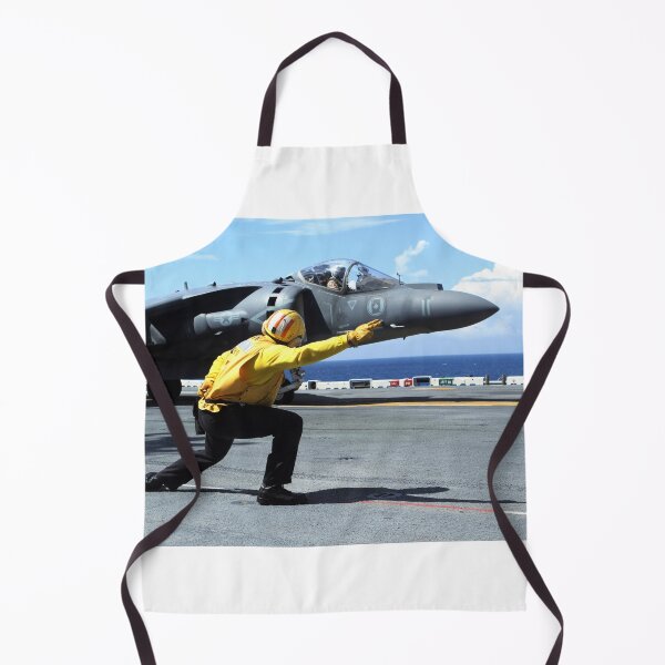 Item preview, STK108963M-An AV-8B Harrier Jump Jet takes off from the USS Iwo Jima. designed and sold by StocktrekImages.